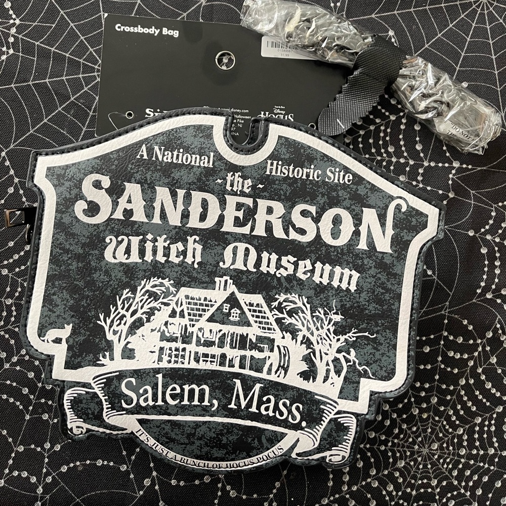 Disney Black and White Sanderson Witch Museum Bag